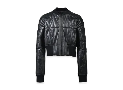 MONCLER x Rick Owens Geocamo Cropped Jacket "Black"