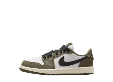 Nike PS Jordan 1 Retro Low OG "Medium Olive and Summit White"