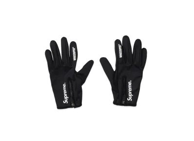 Supreme Windstopper Zip Gloves "Black" (25FW)