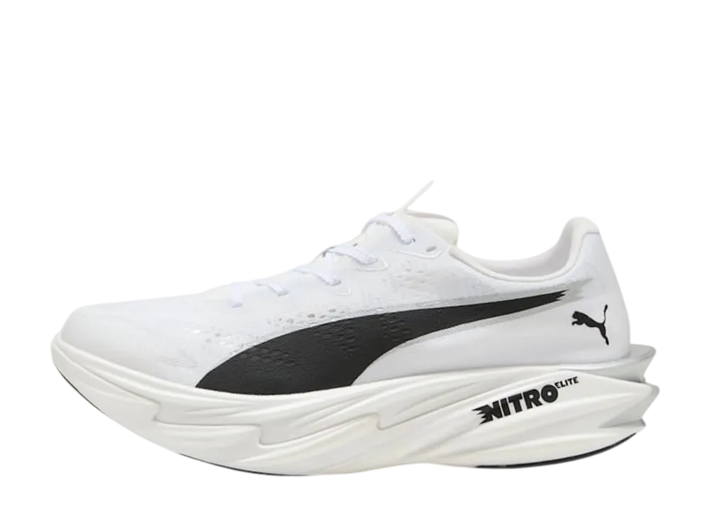 プーマ ウィメンズ ディヴィエイト ニトロ エリート4 "プーマホワイト/プーマブラック"
