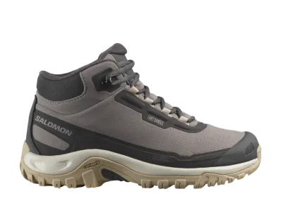 Salomon Women's Shelter Waterproof "Plum Kitten/Phantom/Desert Tan"