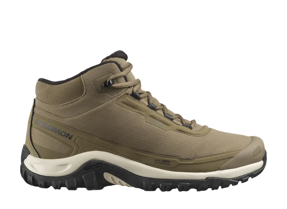 サロモン シェルター ウォータプルーフ "ストーングレー/ブラック/レイニーデイ"