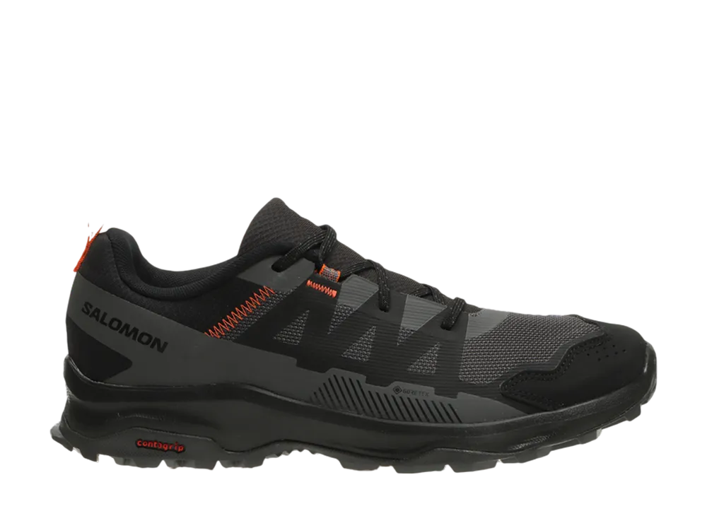 サロモン アーデント ゴアテックス "ブラック/マグネット/スカーレットアイビス"