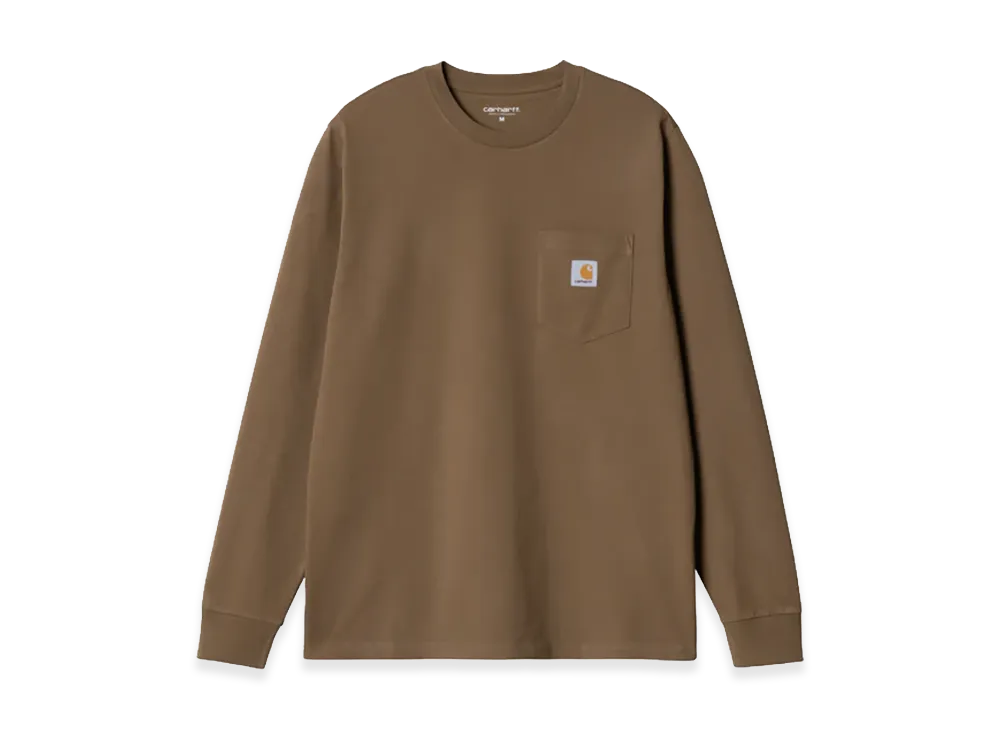 Carhartt WIP L/S Pocket T-Shirt "Coconut"