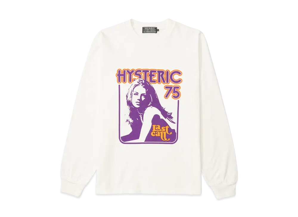 HYSTERIC GLAMOUR Last Call 75 T-Shirt "White"