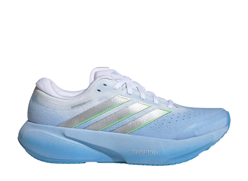 アディダス ウィメンズ スーパーノヴァ ライズ3 ランニング "グローブルー/シルバーメタリック/クラウドホワイト"