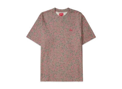 Supreme Small Box Tee "Khaki Floral Cards"(21FW)