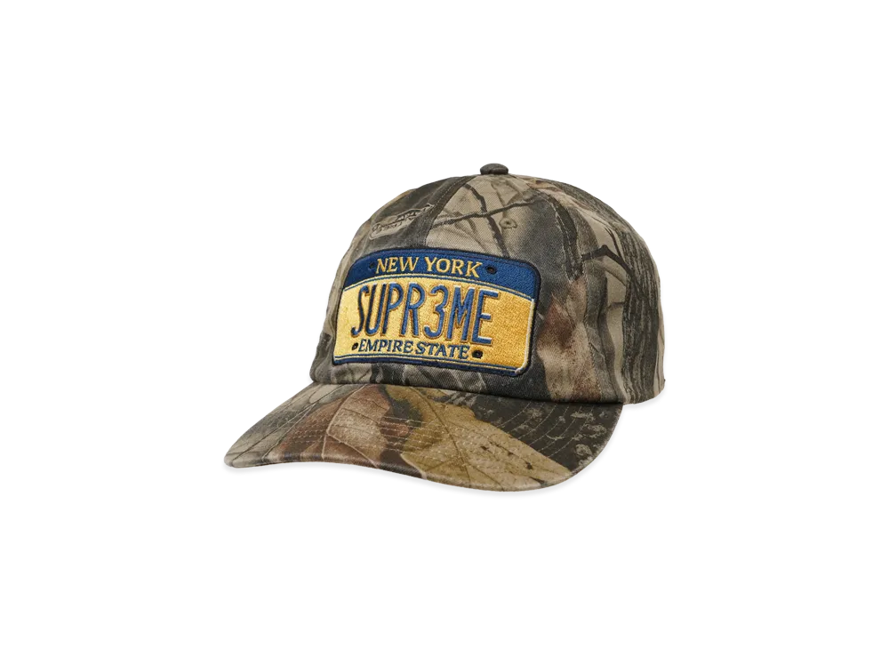 Supreme License Plate 6-Panel "Camo"
