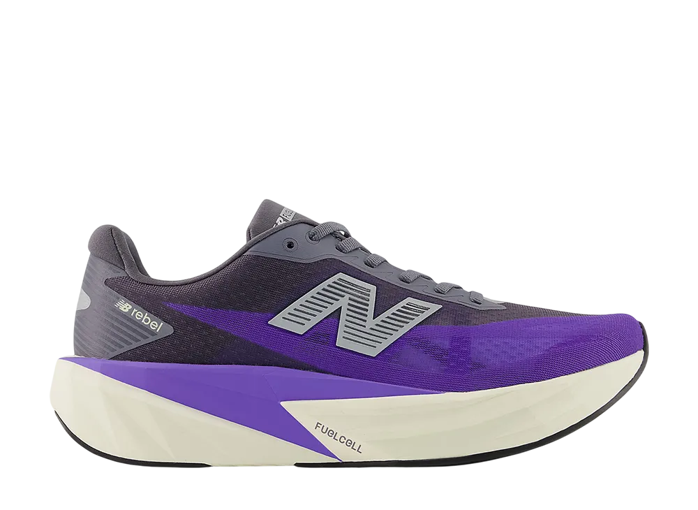 New Balance FuelCell Rebel V5 "Electric Indigo/Truffle Salt/Silver Metallic"