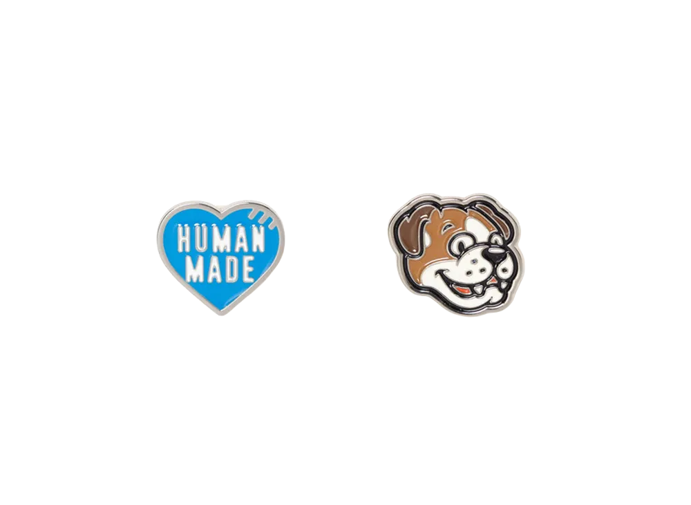 HUMAN MADE Pins Set "Blue"
