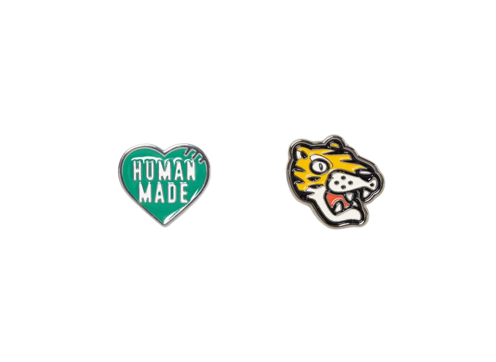 HUMAN MADE Pins Set "Green"
