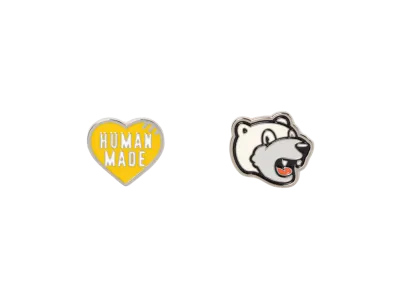 HUMAN MADE Pins Set "Yellow"