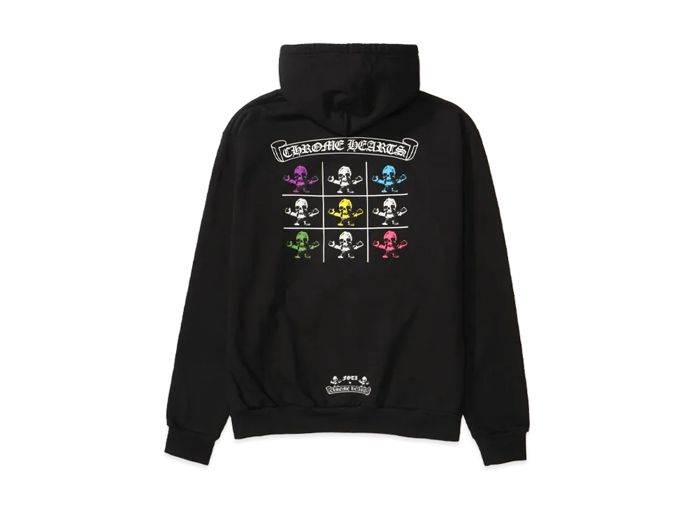 Chrome Hearts Scroll Logo Foti Zip-Up Hoodie "Black"