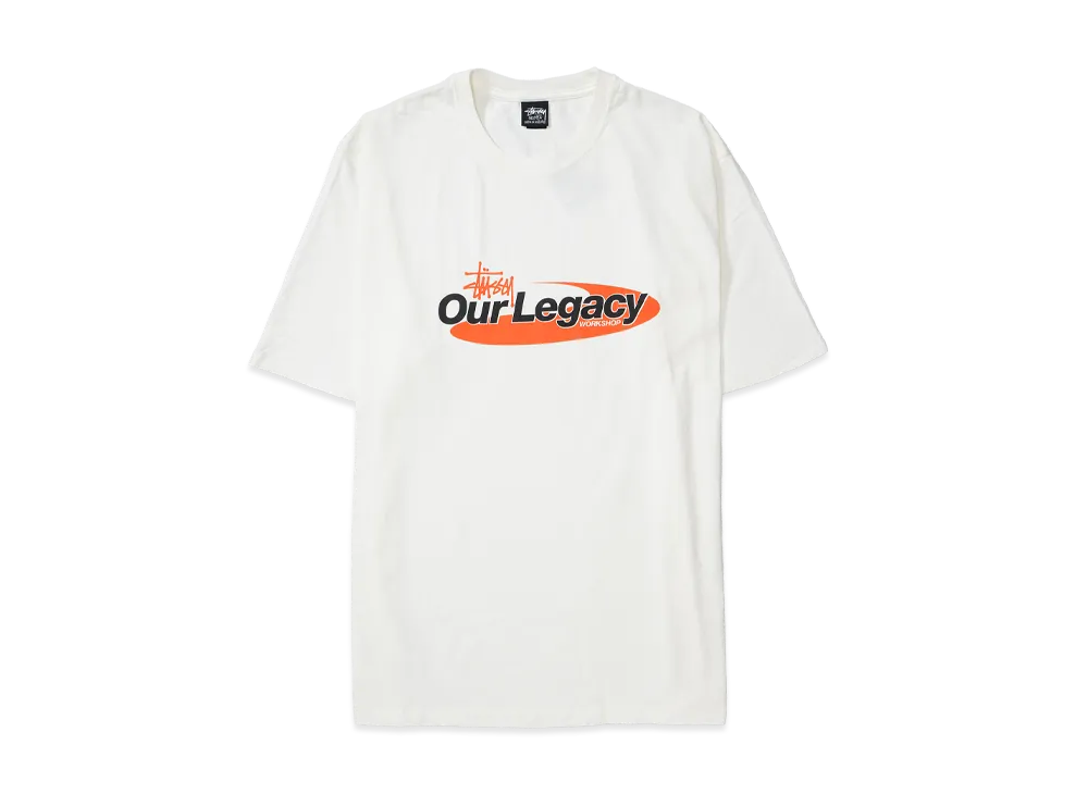 Stussy x Our Legacy Work Shop Swirl Tee Pigment Dyed "Natural"