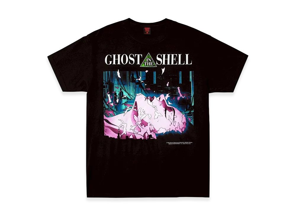 Geeks Rule x Ghost in the Shell Silkscreen Printing T Shirt "Black"