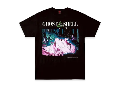 Geeks Rule x Ghost in the Shell Silkscreen Printing T Shirt "Black"