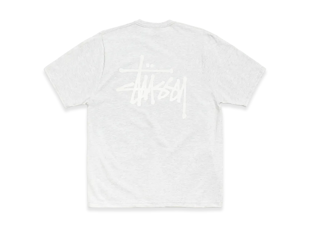 Stussy Basic Stussy Tee "Ash Heather"