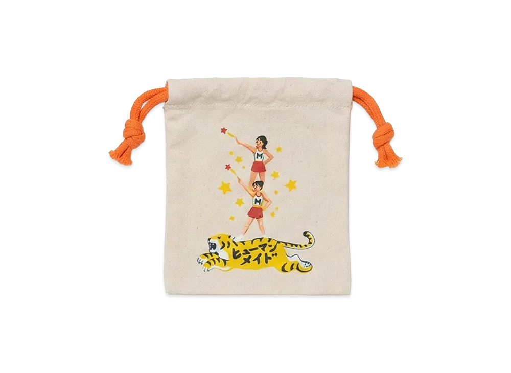 HUMAN MADE x KEIKO SOOTOME LOVE Kinchaku #3 "White/Orange"