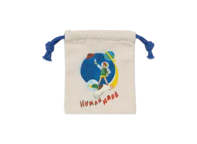 HUMAN MADE x KEIKO SOOTOME LOVE Kinchaku #1 "White/Blue"