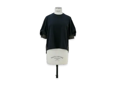 sacai Embroidery T-Shirt "Navy/Khaki"