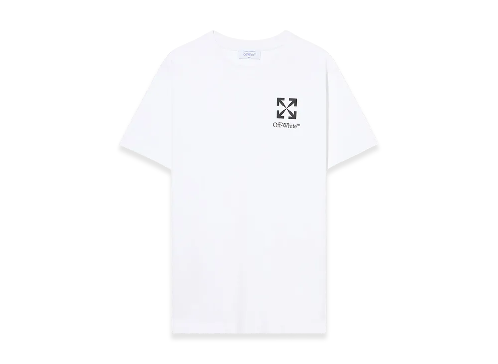 Off-White Small Arrow Slim Logo Tee "White"