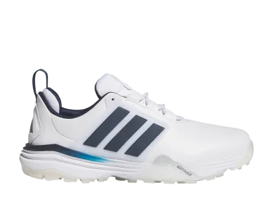 adidas Adipower 26 Wide Spikeless Golf "Cloud White/Collegiate Navy/Lucid Orange"