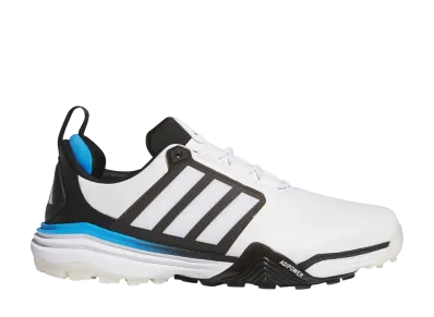 adidas Adipower 26 Wide Spikeless Golf "Cloud White/Core Black/Lucid Ray Blue"