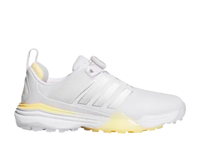 adidas Women's Adipower 26 Boa Spikeless Golf "Dash Grey/Silver Metallic/Ice Tangerine"