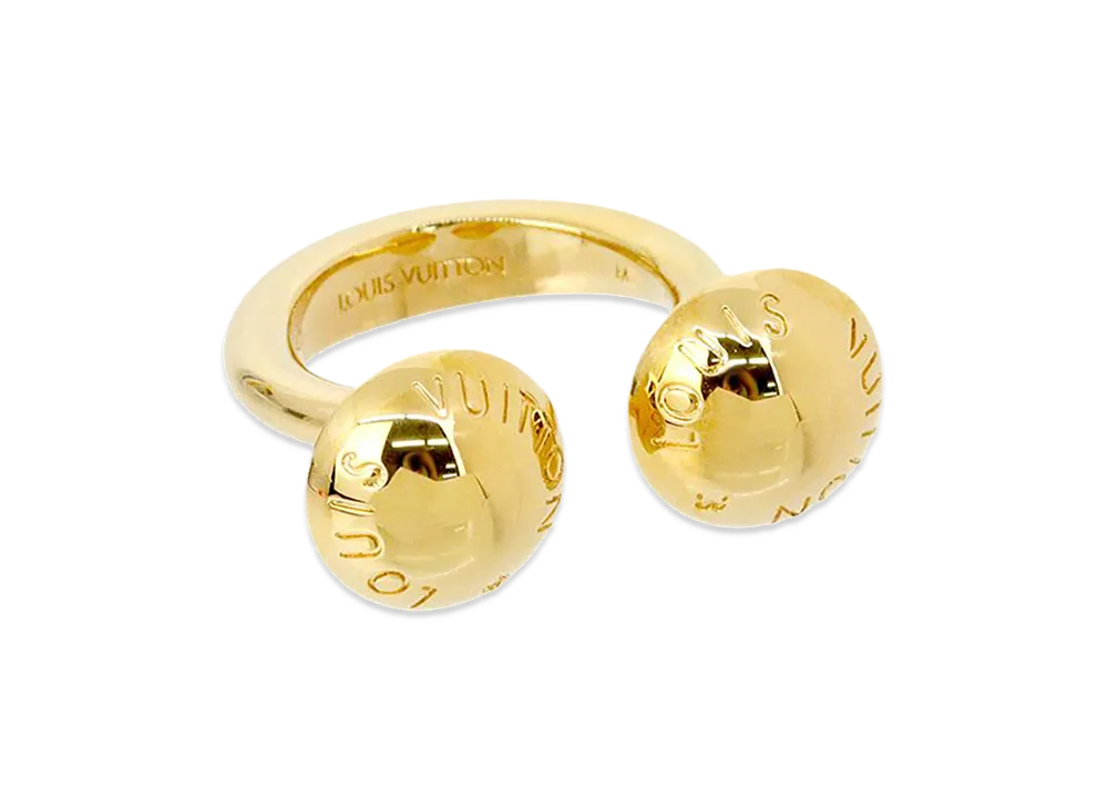 Louis Vuitton Bergstadi Monogram Ring "Gold"