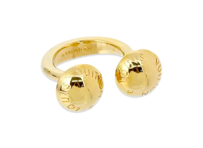 Louis Vuitton Bergstadi Monogram Ring "Gold"