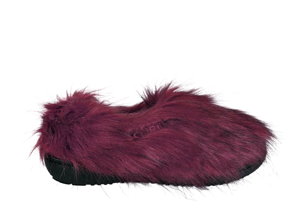 AFB x SUBU Fur Mule "Wine"