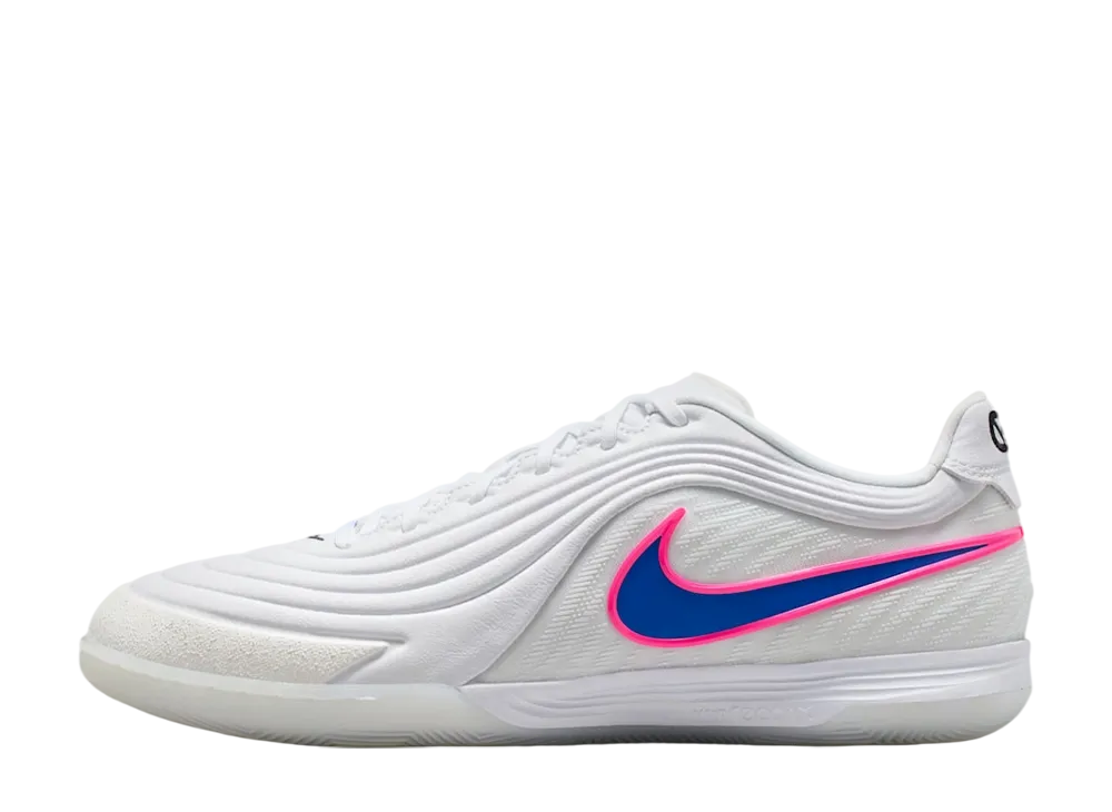 ナイキ ティエンポ リアクトガト "ホワイト/ピンクブラスト/レーサーブルー"