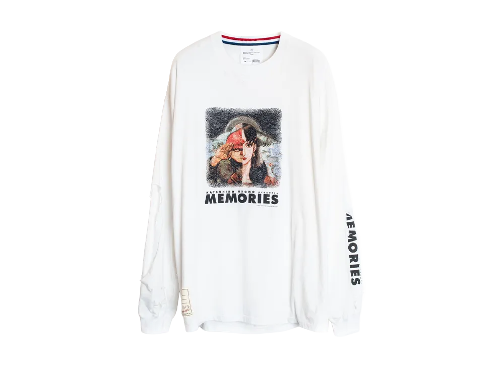 SEVESKIG \ MEMORIES M.V Crush L/SL Tee "WHITE"