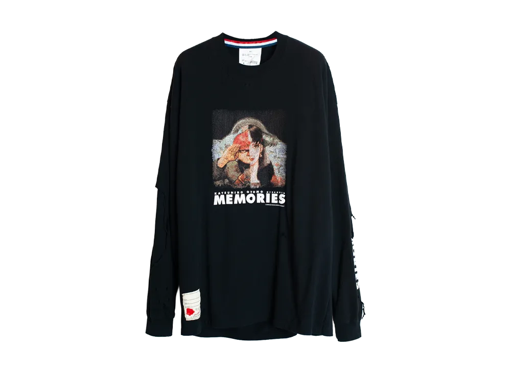 SEVESKIG \ MEMORIES M.V Crush L/SL Tee "BLACK"