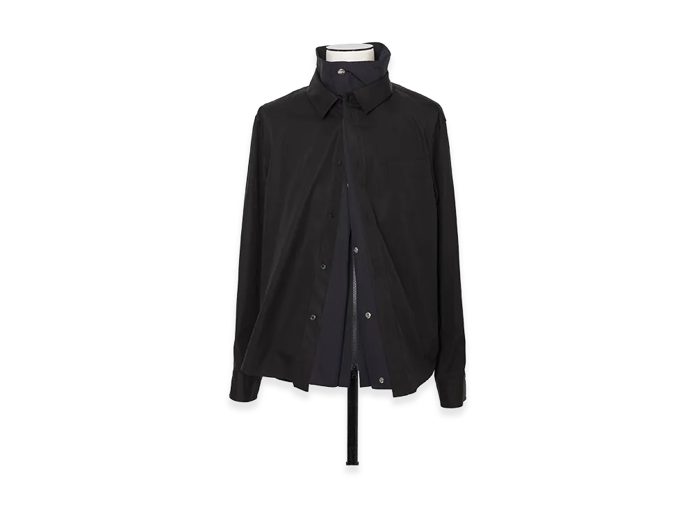 sacai Poplin Shirt "Black"