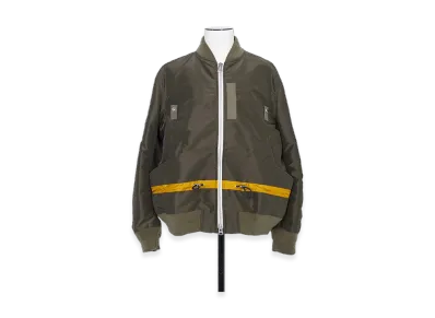 sacai Nylon Twill Blouson "Dark Khaki"