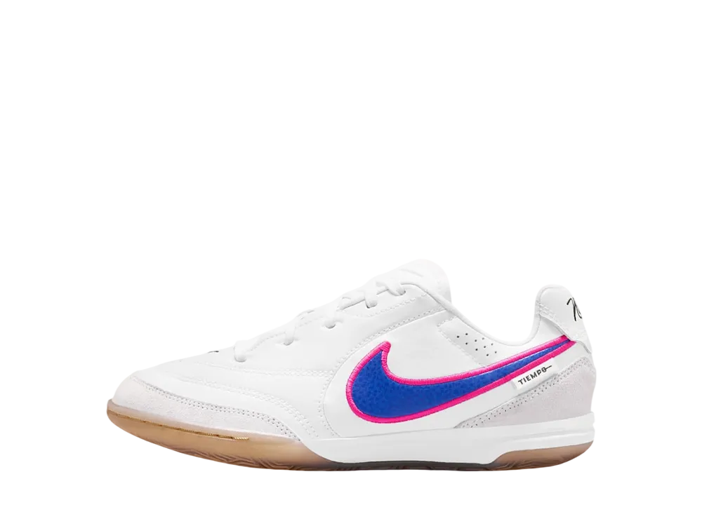 ナイキ GS ジュニア ティエンポ ストリートガト "ホワイト/ピンクブラスト/レーサーブルー" (キッズ)