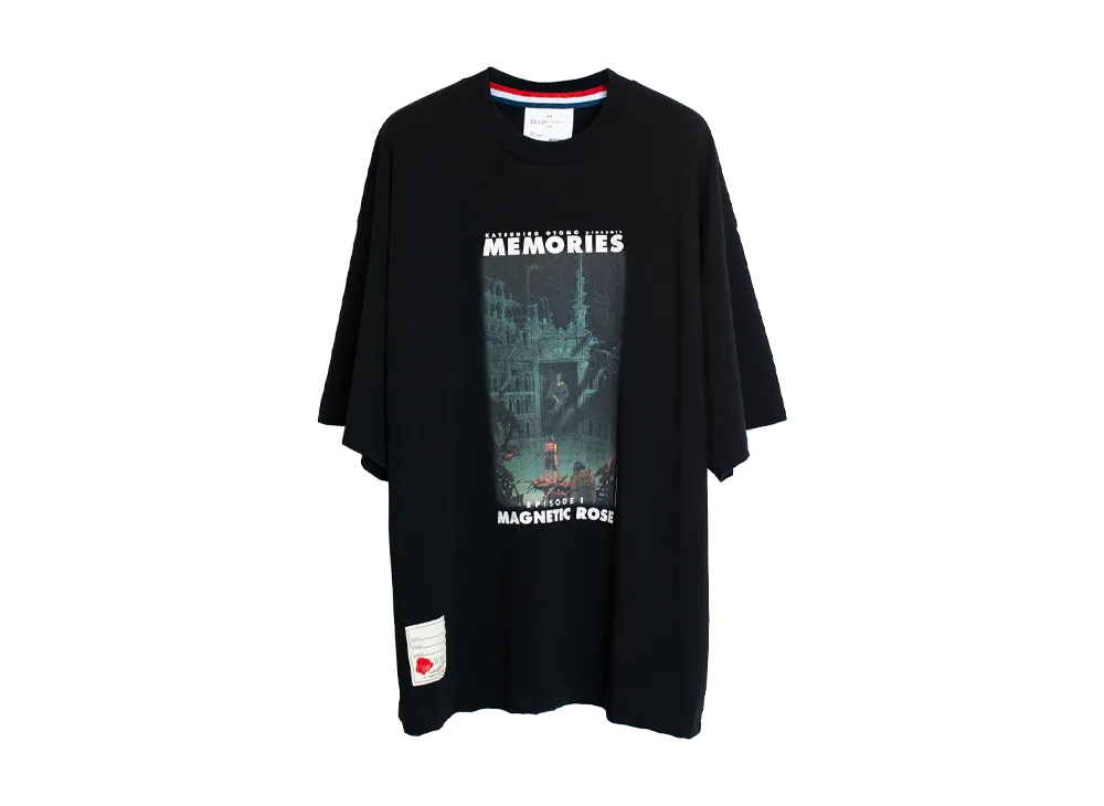 SEVESKIG \ MEMORIES "MAGNETIC ROSE" S/SL Tee "BLACK"