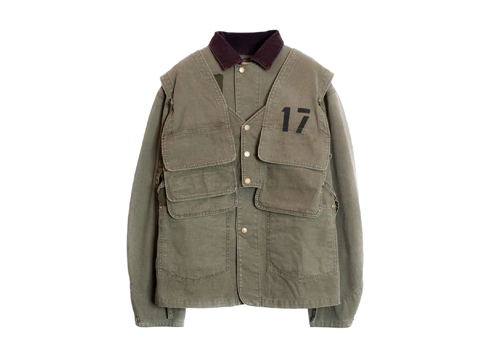 SEVESKIG \ MEMORIES NEWS CARRIER COVERALL "KHAKI"