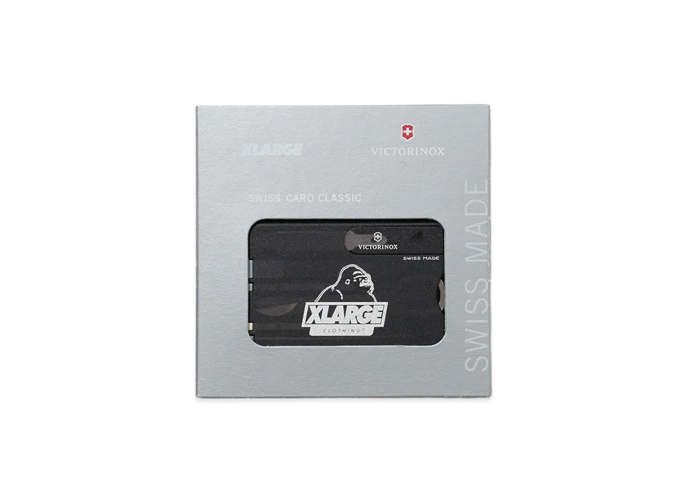 XLARGE x VICTORINOX Swiss Card "Black"