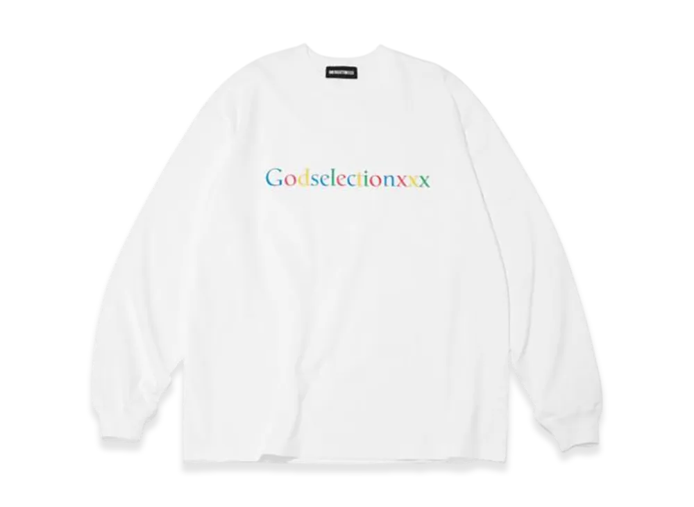 GOD SELECTION XXX Long Sleeve T-Shirt GX-A26-LT-05 "White"