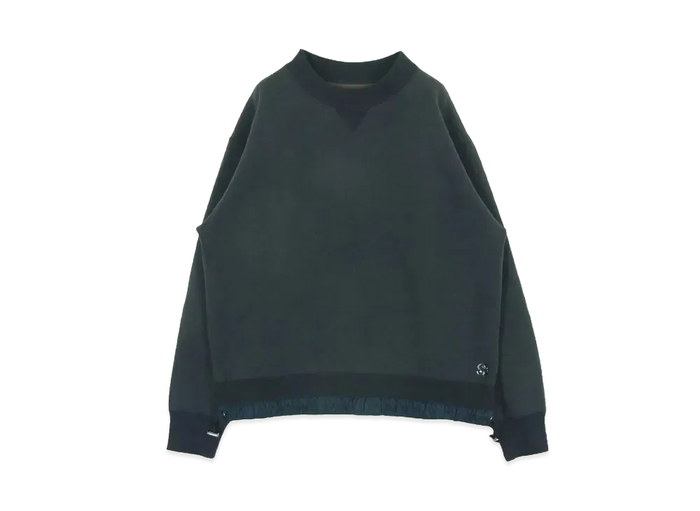 サカイ スポンジ スウェット プルオーバー "ダークグレー"