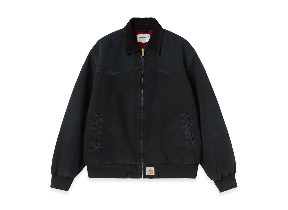 Carhartt WIP OG Santa Fe Jacket "Black/Black(Grind Wash)"