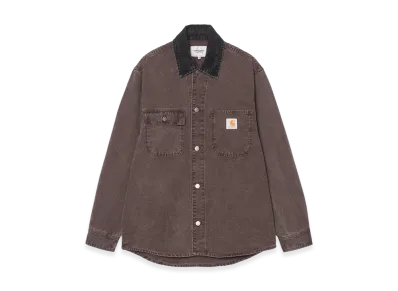 Carhartt WIP Mitch Shirt Jac "Palisander/Black(Dusky Canvas)"