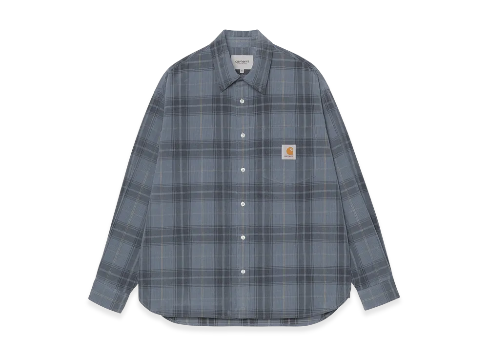 Carhartt WIP L/S Wilber Shirt "Wilber Check/Velvet Blue"