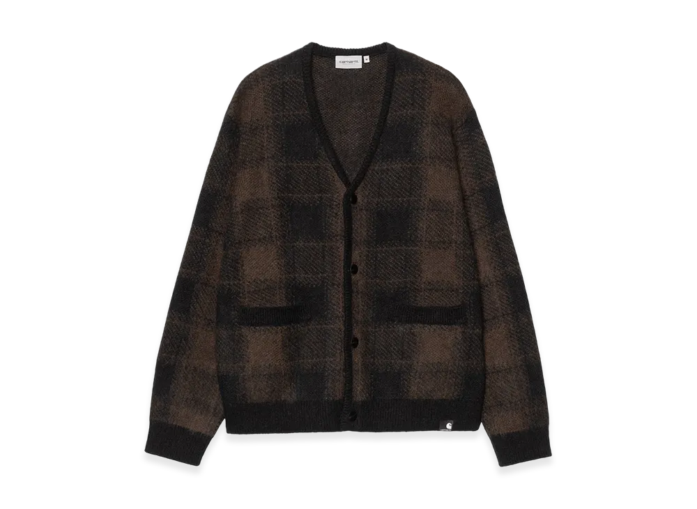 Carhartt WIP Everson Cardigan "Everson Jacquard/Black/Palisander"