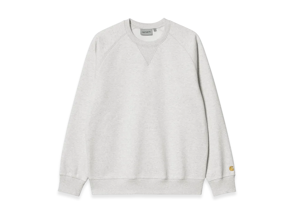 Carhartt WIP Chase Sweat "Ash Heather/Gold"