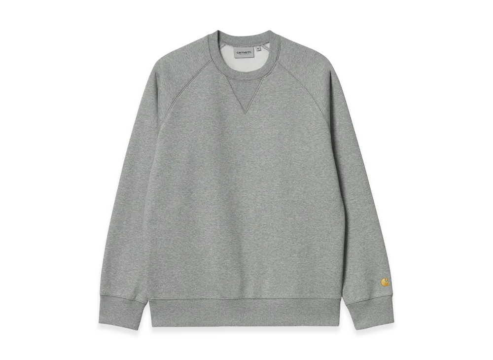 Carhartt WIP Chase Sweat "Grey Heather/Gold"