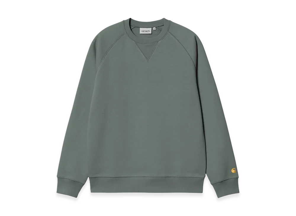 Carhartt WIP Chase Sweat "Velvet Green/Gold"