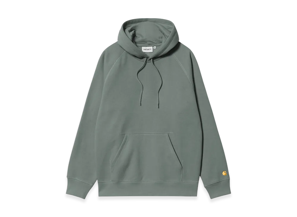 Carhartt WIP Hooded Chase Sweat "Velvet Green/Gold"